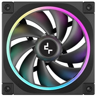 DeepCool FL12 120mm ARGB PWM Fan - Fluid Dynamic Bearing, Black DeepCool FL12 120mm ARGB PWM Fan - Fluid Dynamic Bearing, Black